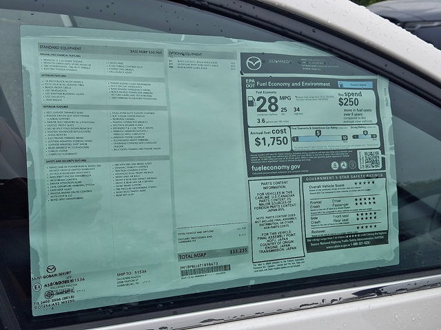 New 2026 MAZDA MAZDA3 Carbon AWD/4WD image 22