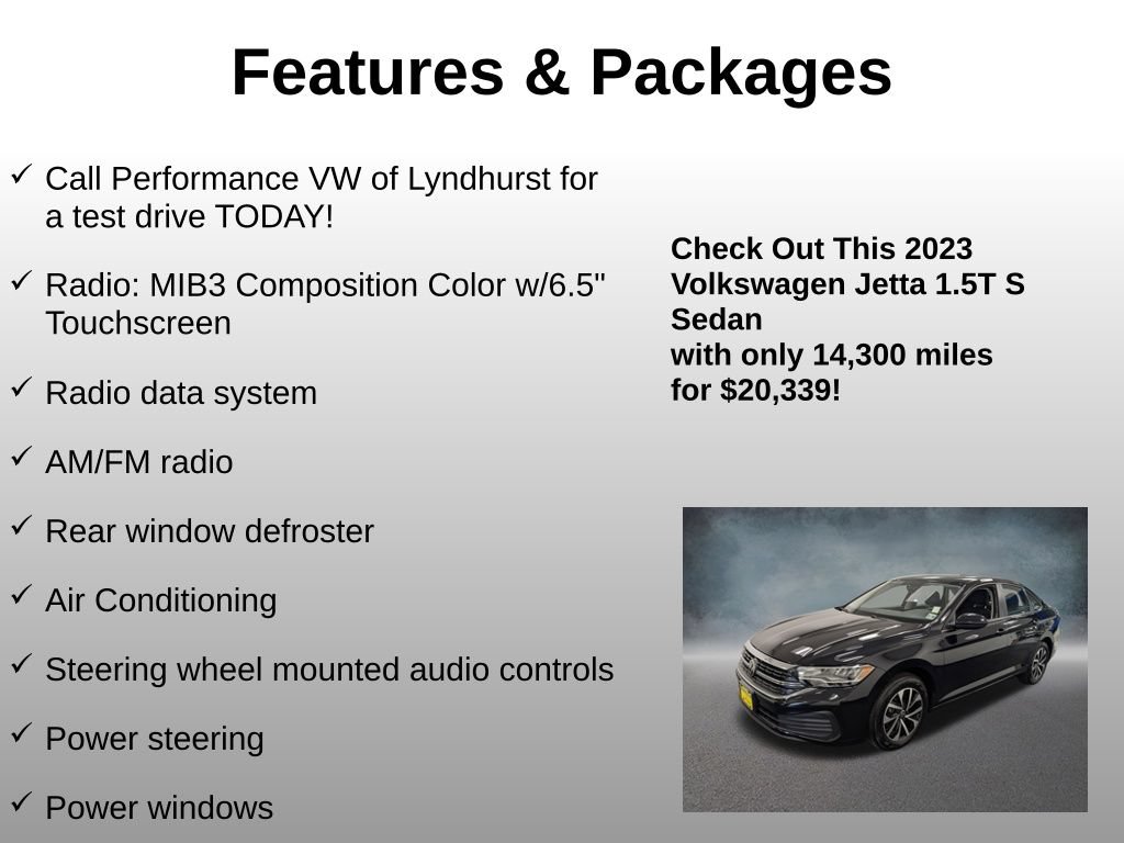 Used 2023 Volkswagen Jetta S FWD image 4