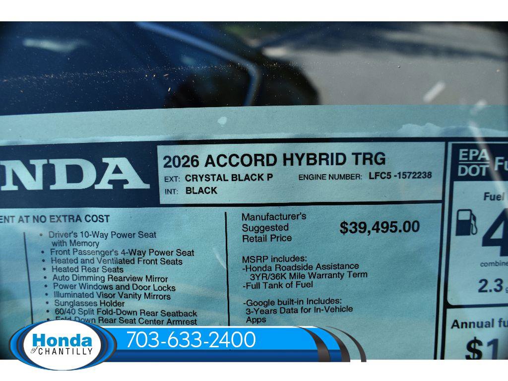 New 2026 Honda Accord Hybrid Touring image 39