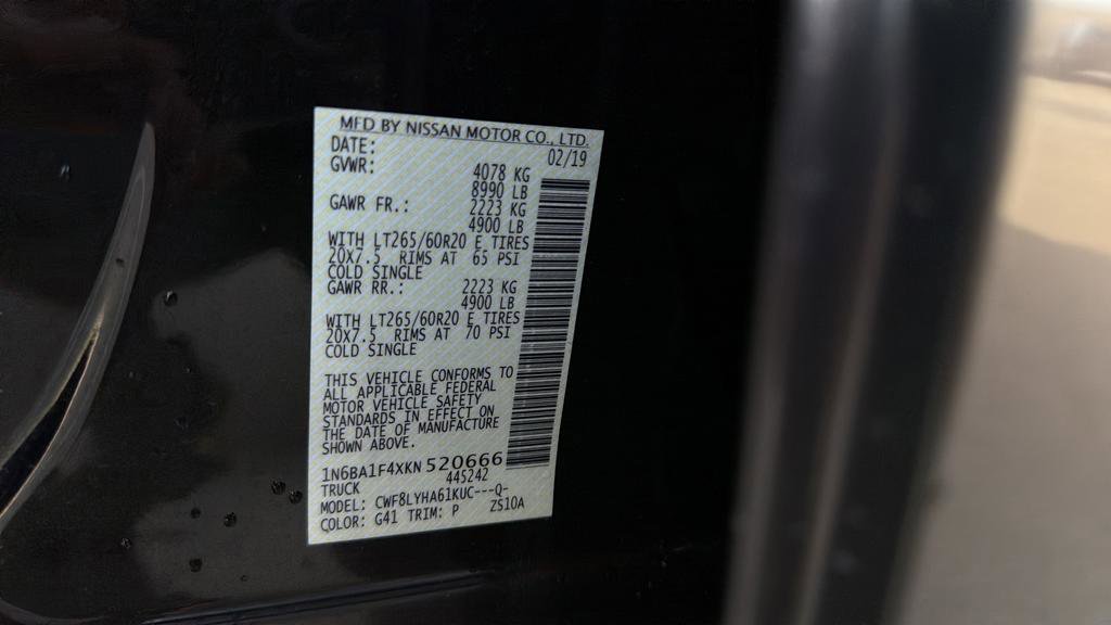 Used 2019 Nissan Titan Platinum Reserve w/ Platinum Utility Package image 20