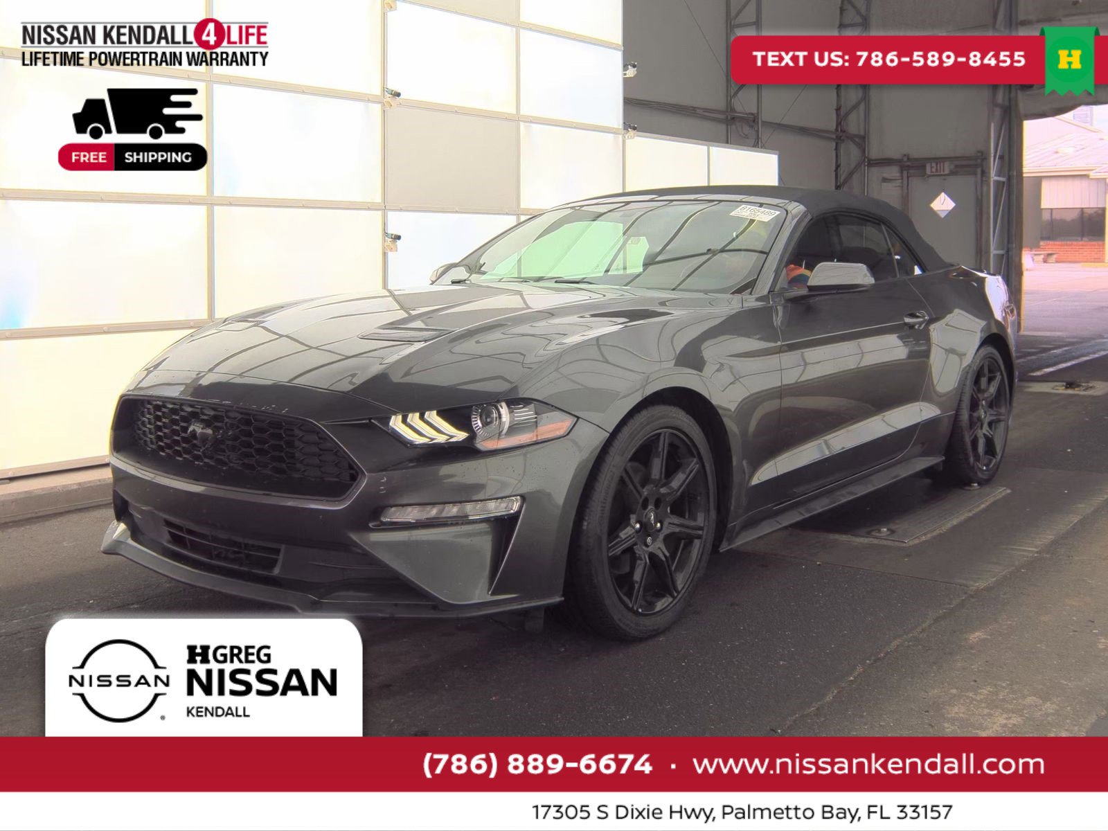 Used 2019 Ford Mustang Convertible w/ Equipment Group 101A image 1