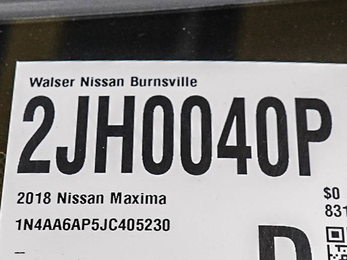 Used 2018 Nissan Maxima 3.5 S FWD image 29