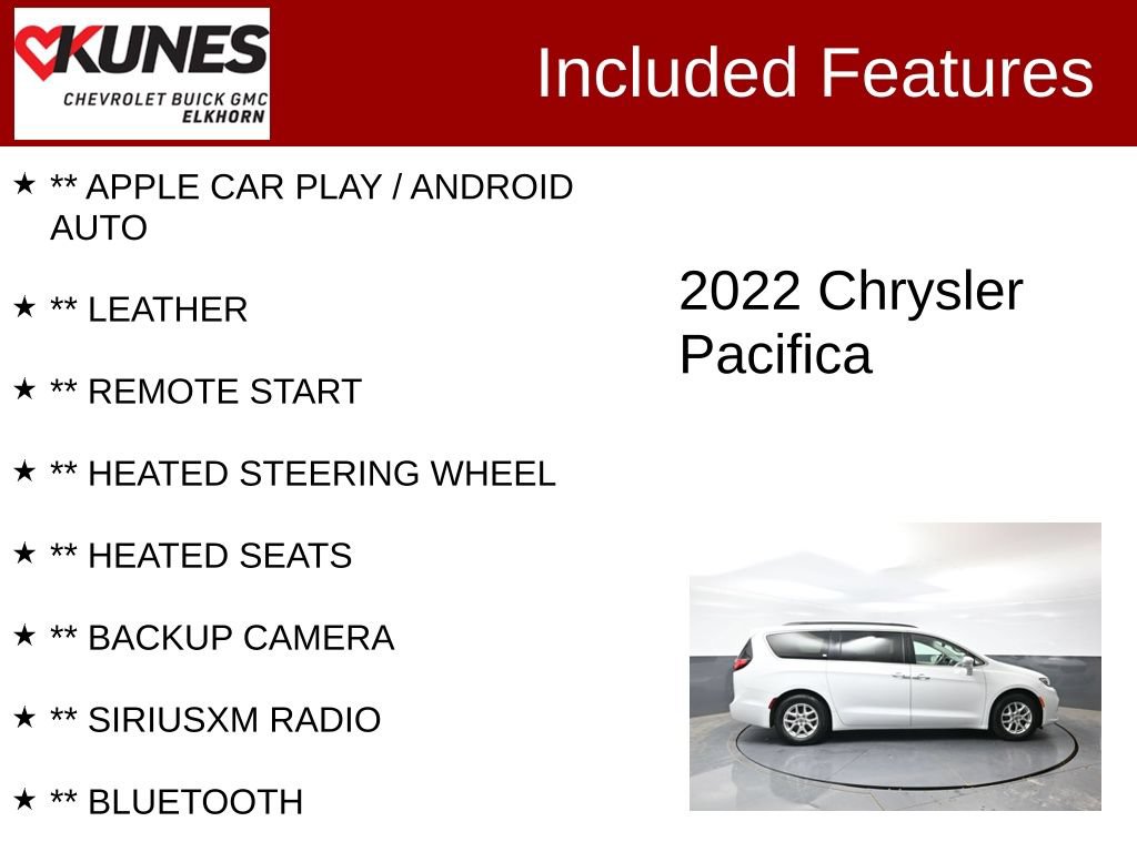 Used 2022 Chrysler Pacifica Touring-L FWD video 2