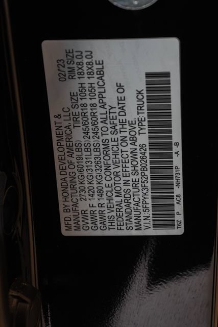 Used 2023 Honda Ridgeline RTL image 33