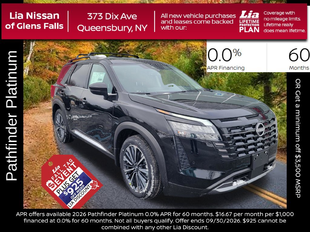 New 2026 Nissan Pathfinder Platinum