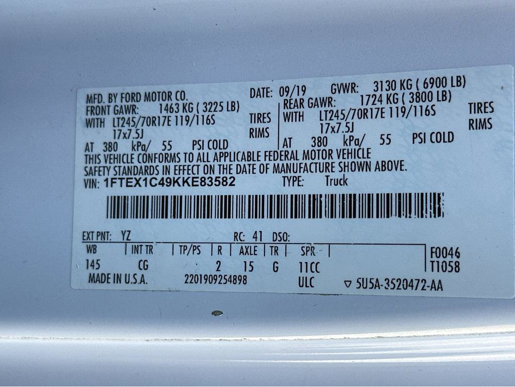 Used 2019 Ford F150 XL w/ Equipment Group 101A Mid image 44