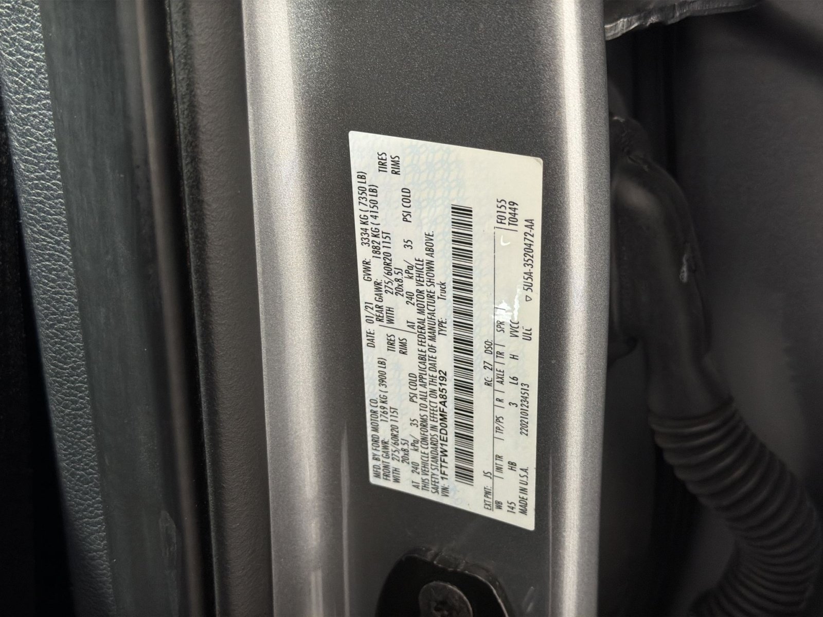 Used 2021 Ford F150 Lariat w/ Equipment Group 502A High AWD/4WD image 30