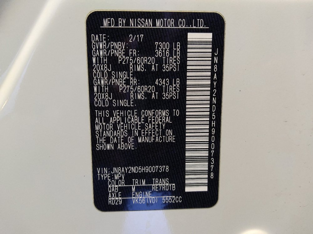 Used 2017 Nissan Armada SL w/ Technology Package image 33