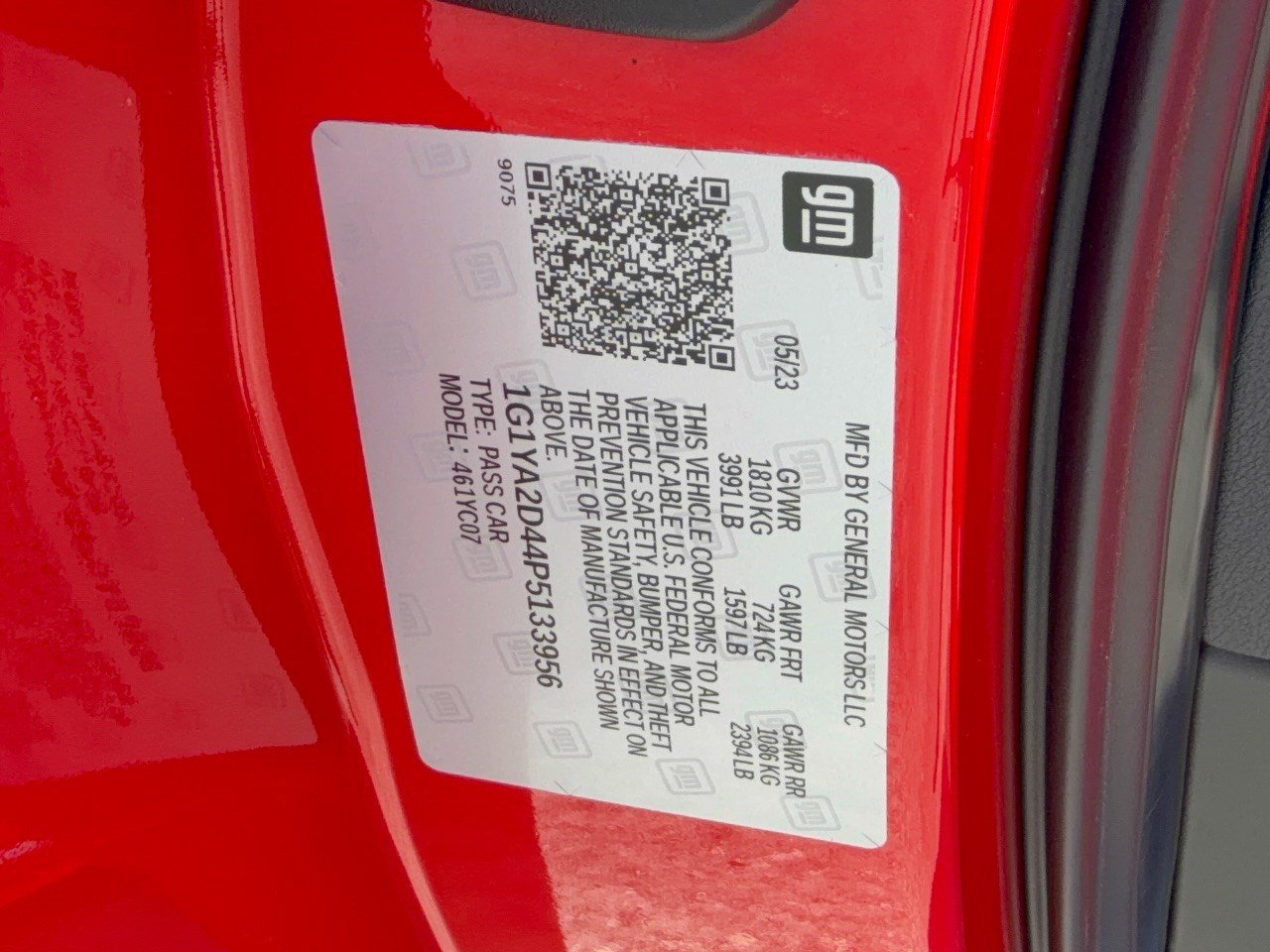 Certified 2023 Chevrolet Corvette Stingray Coupe w/ 1LT RWD image 31