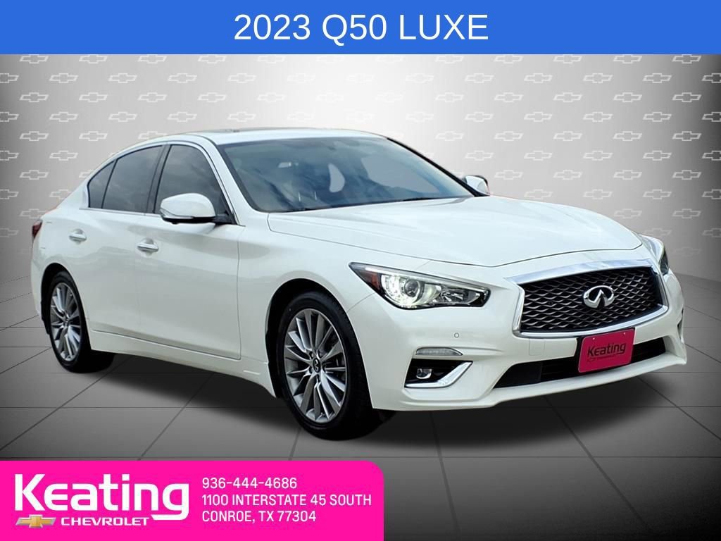 Used 2023 INFINITI Q50 Luxe w/ Cargo Package image 1