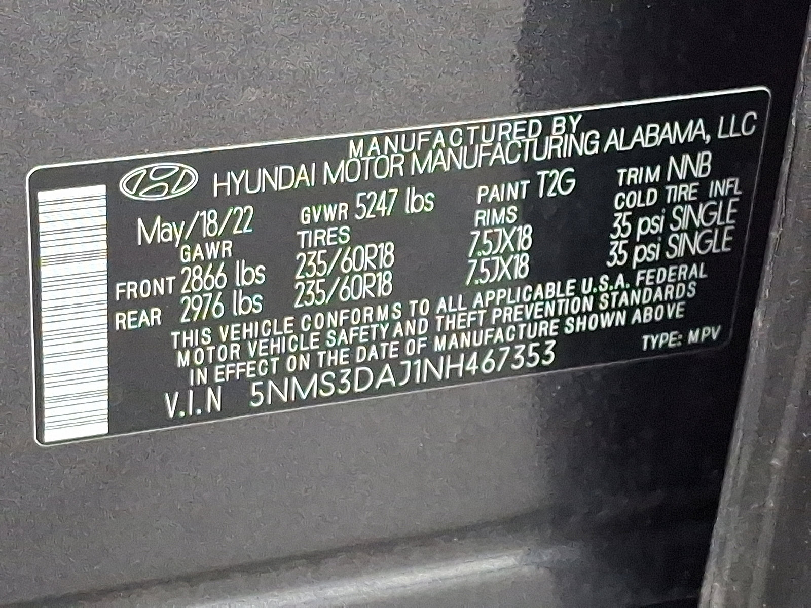 Used 2022 Hyundai Santa Fe SEL w/ Convenience + Premium Package image 28