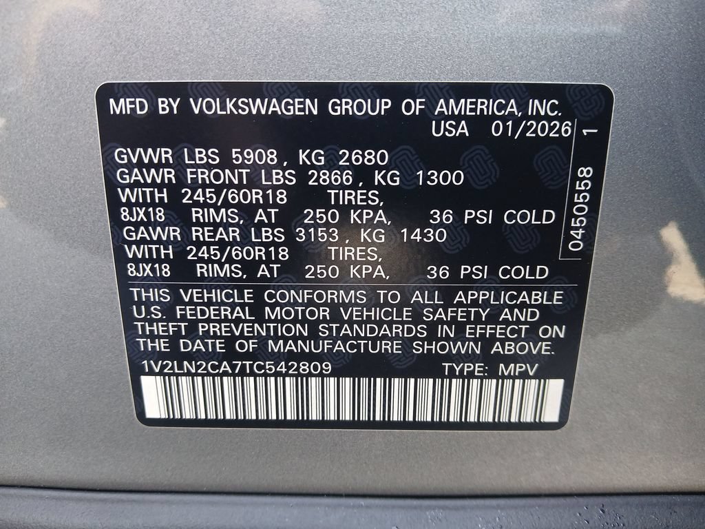 New 2026 Volkswagen Atlas SE AWD/4WD image 28