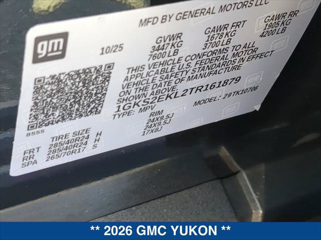 Used 2026 GMC Yukon Denali Ultimate w/ LPO, Floor Liner Package AWD/4WD image 26