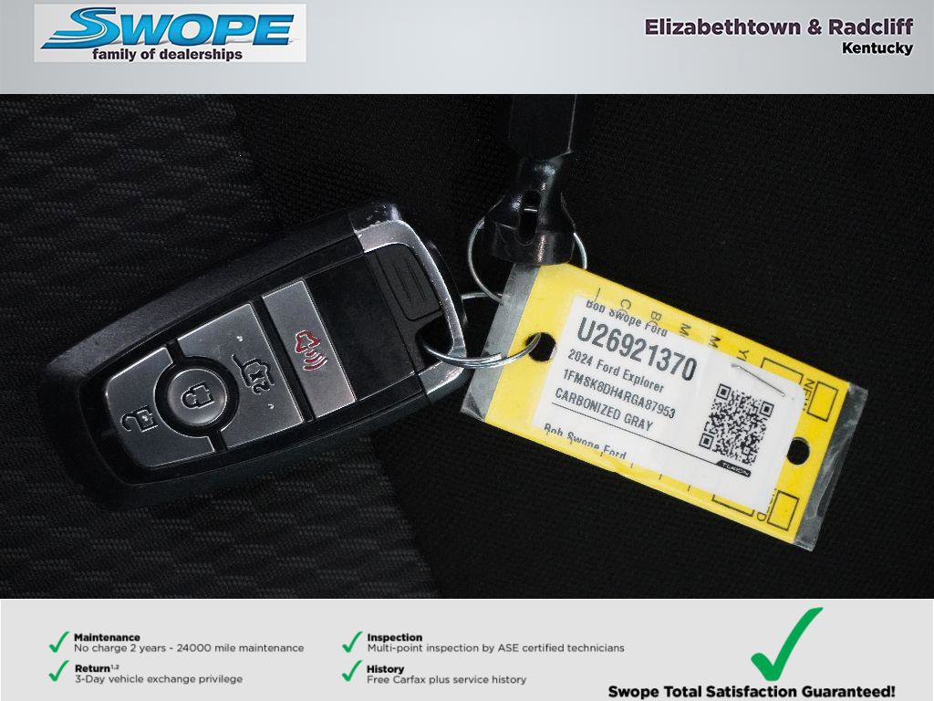 Certified 2024 Ford Explorer XLT w/ Class IV Trailer Tow Package AWD/4WD image 35