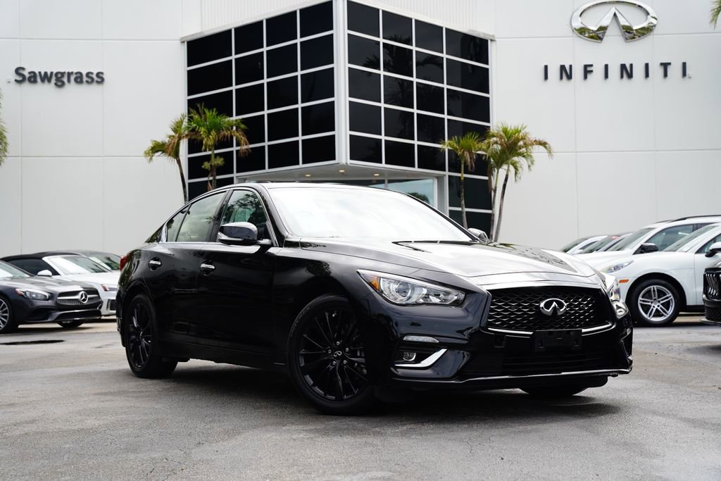 Used 2024 INFINITI Q50 Luxe w/ Cargo Package image 1