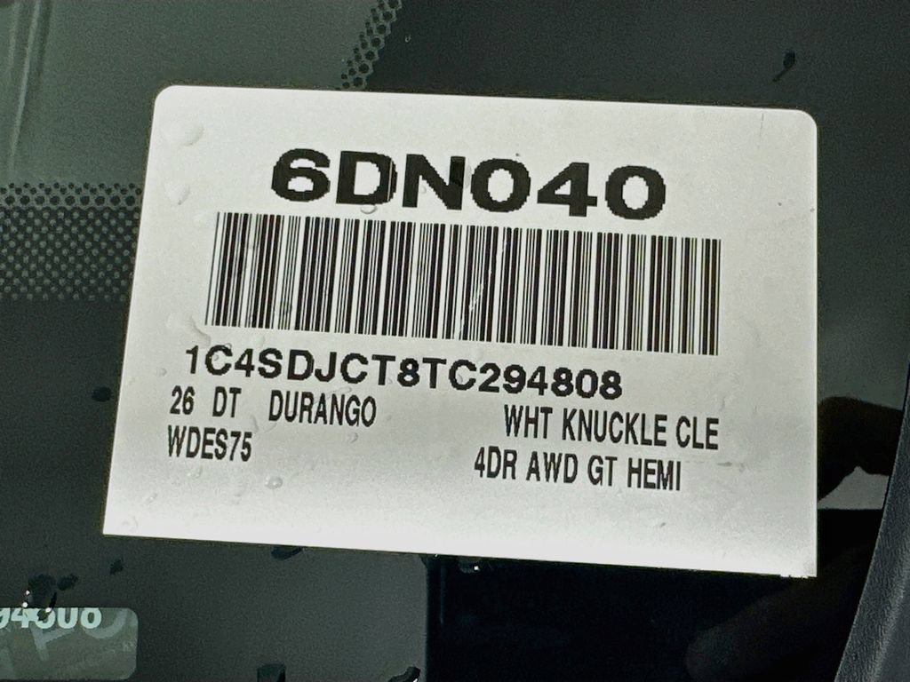 New 2026 Dodge Durango GT AWD/4WD image 17