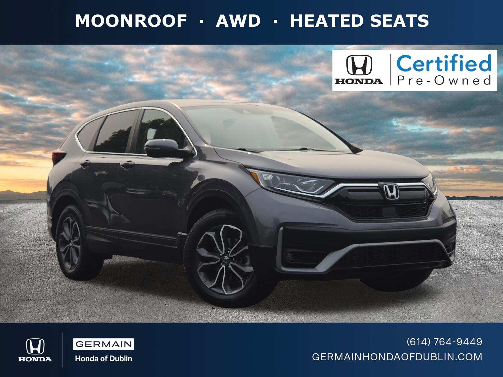 Certified 2022 Honda CR-V EX image 1