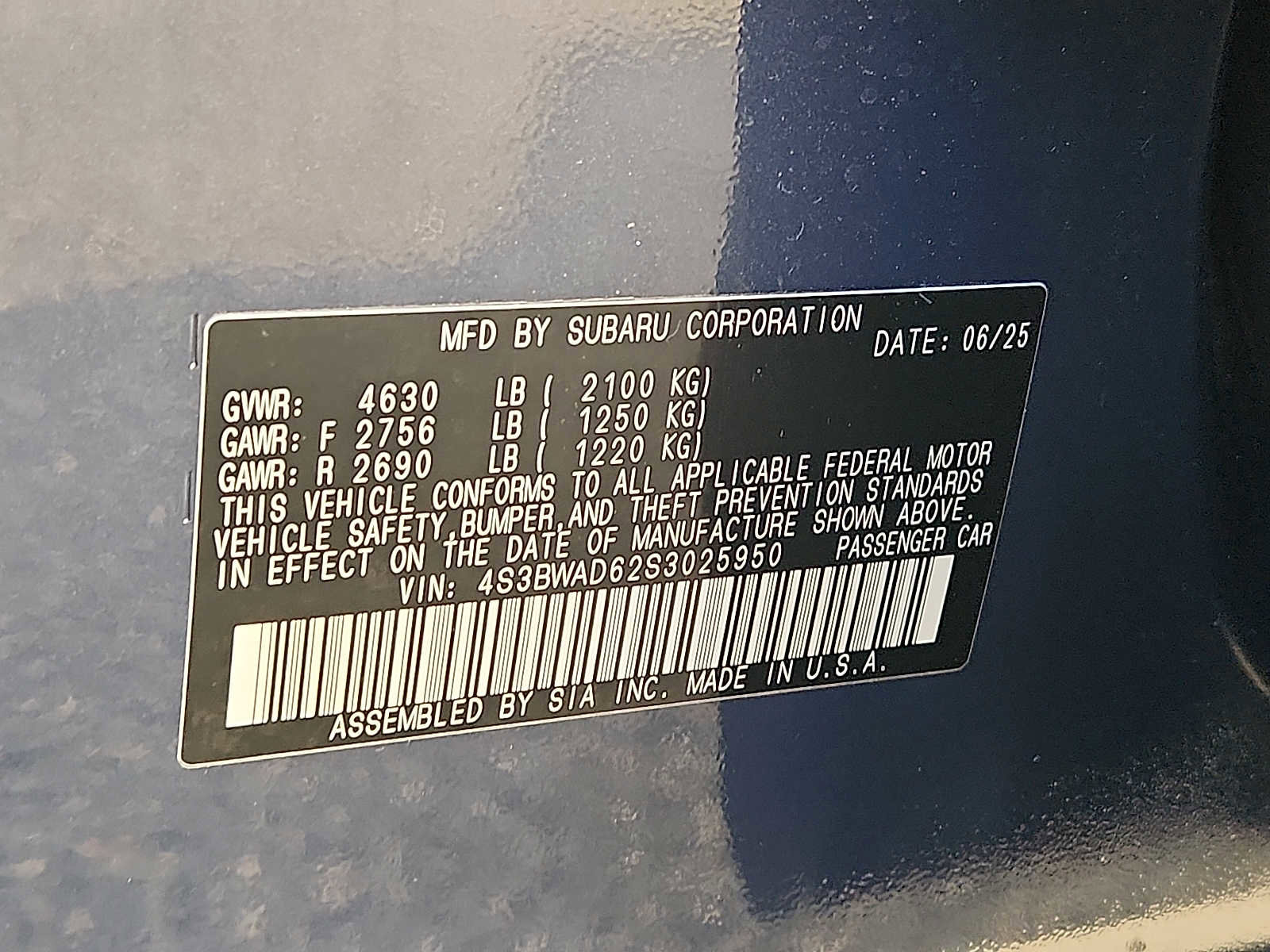 Certified 2025 Subaru Legacy Premium image 26