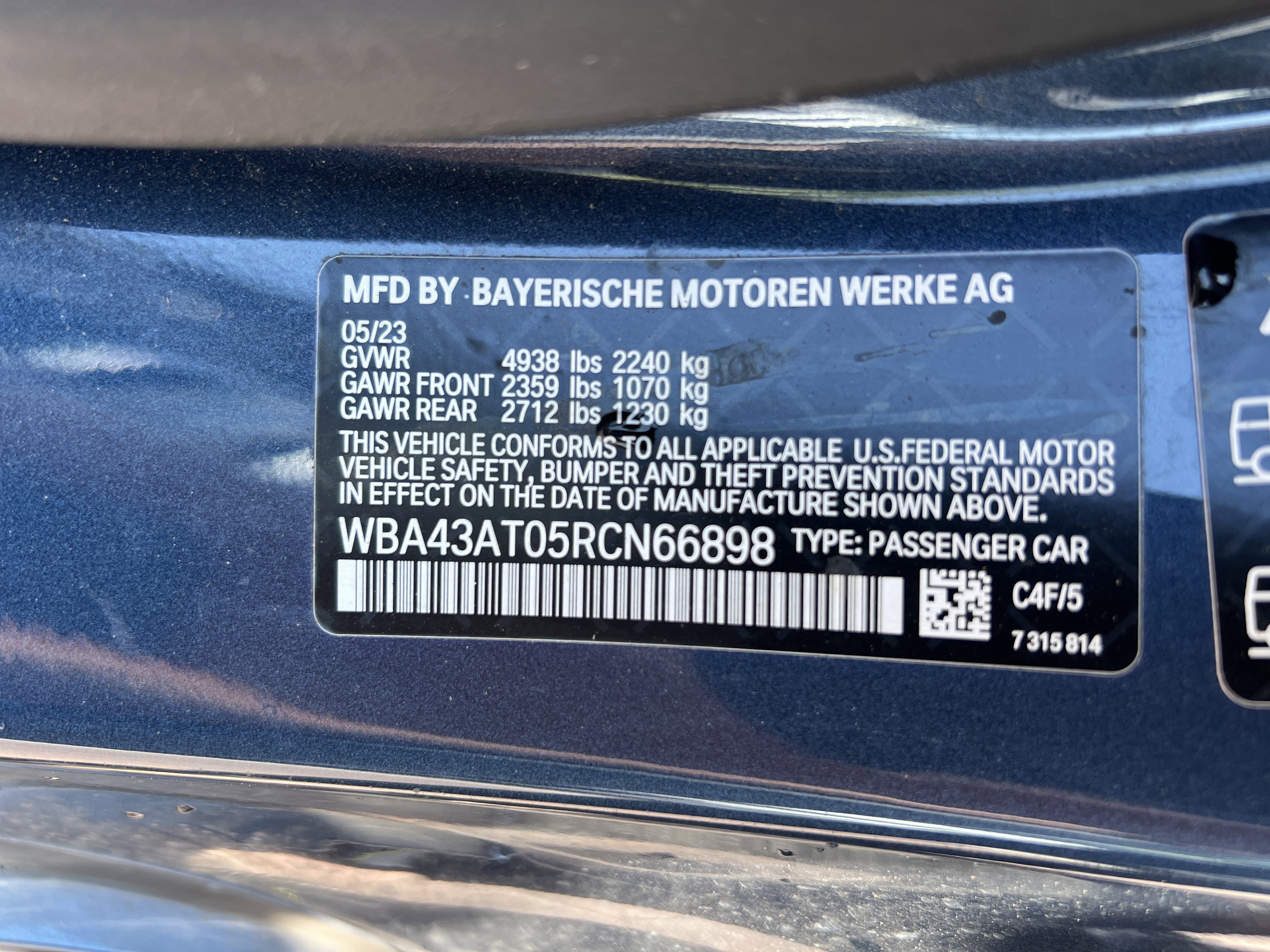 Certified 2024 BMW 430i xDrive Convertible w/ M Sport Package AWD/4WD image 35