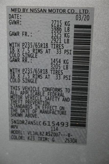 Used 2020 Nissan Pathfinder S image 9