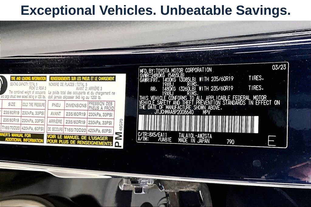 Used 2023 Lexus RX 350 Premium w/ Cold Area Package FWD image 39
