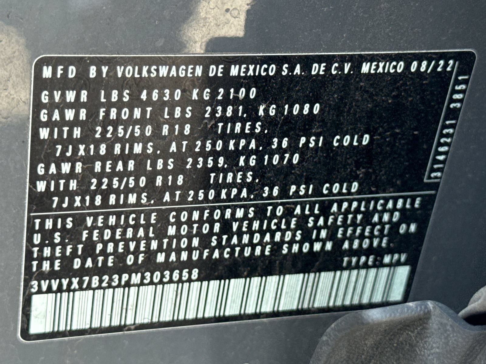 Certified 2023 Volkswagen Taos SE AWD/4WD image 29