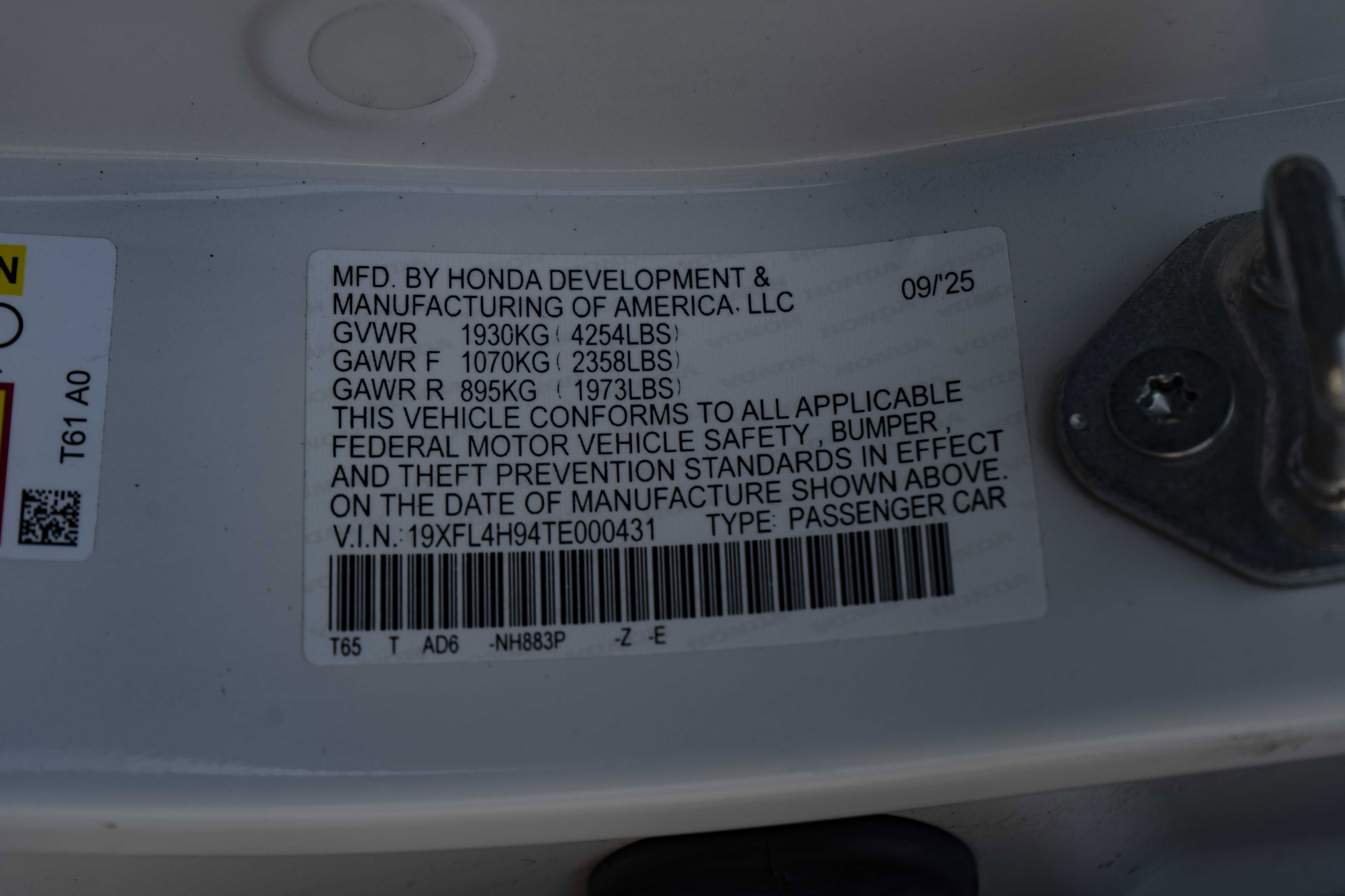 Certified 2026 Honda Civic Sport Touring image 41