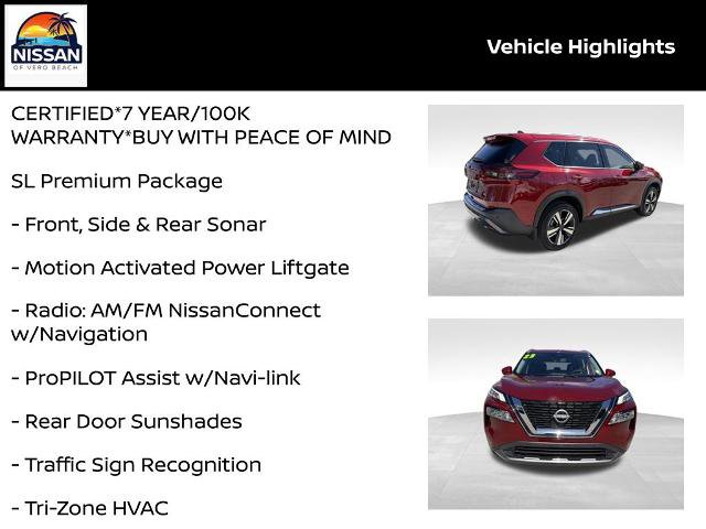 Certified 2023 Nissan Rogue SL w/ SL Premium Package FWD image 19