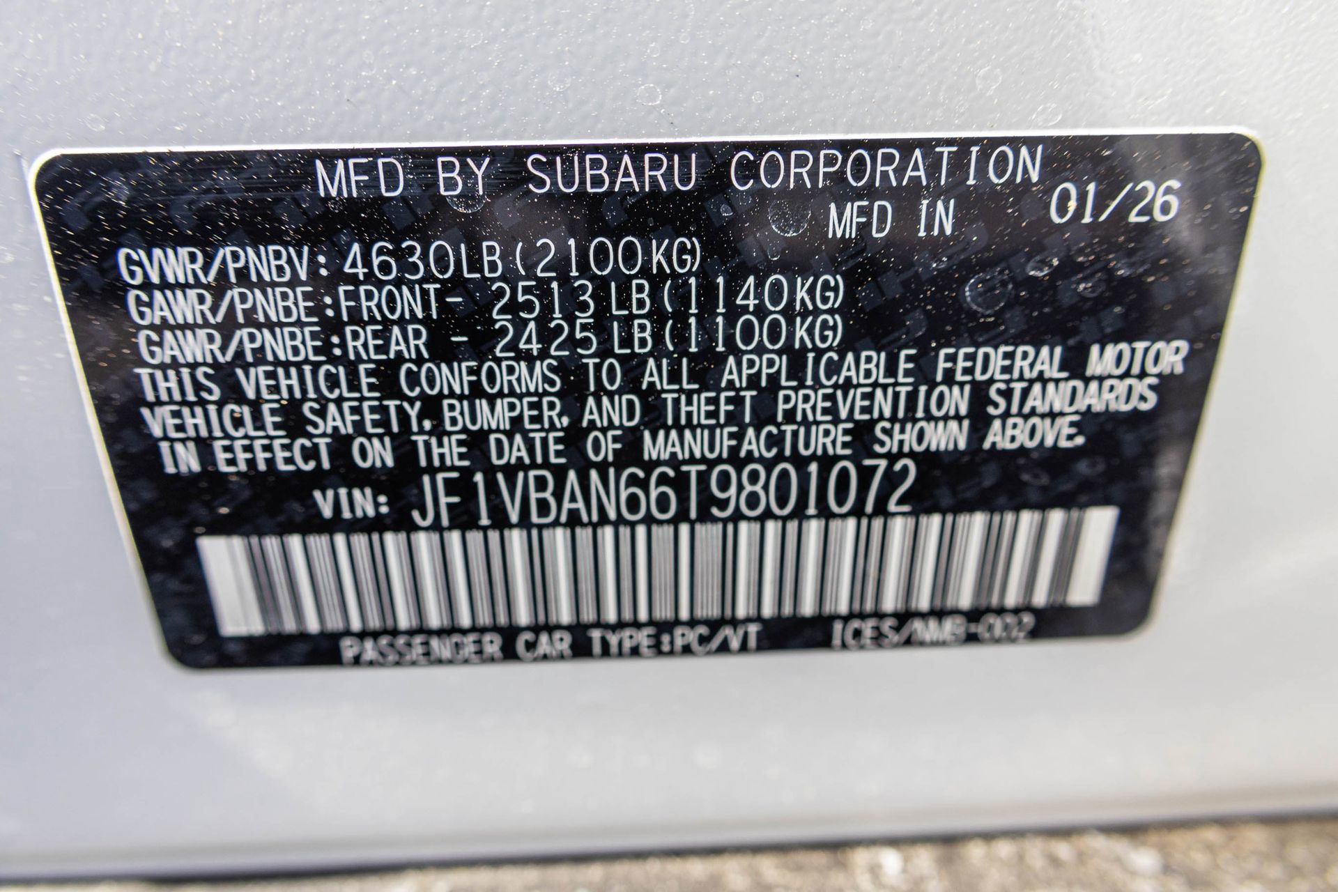 New 2026 Subaru WRX Limited image 43