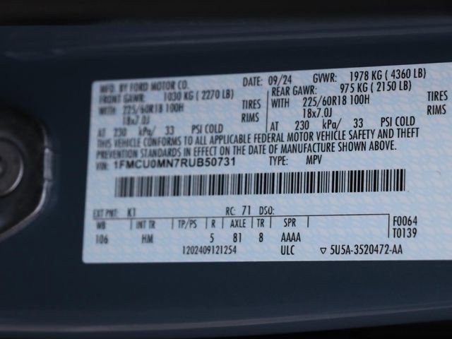 Used 2024 Ford Escape ST-Line w/ Tech Pack #1 image 31