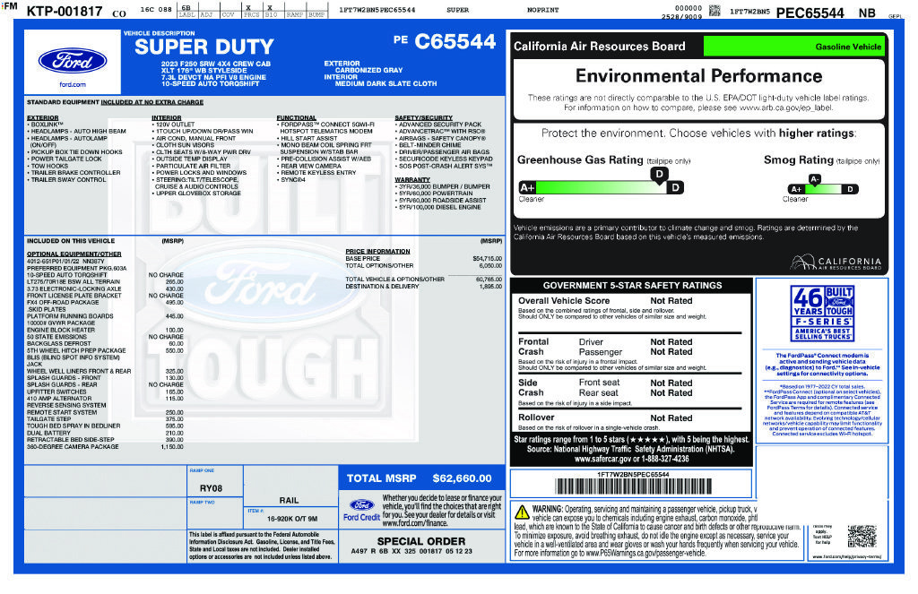 Used 2023 Ford F250 XLT w/ 360-Degree Camera Package AWD/4WD image 30