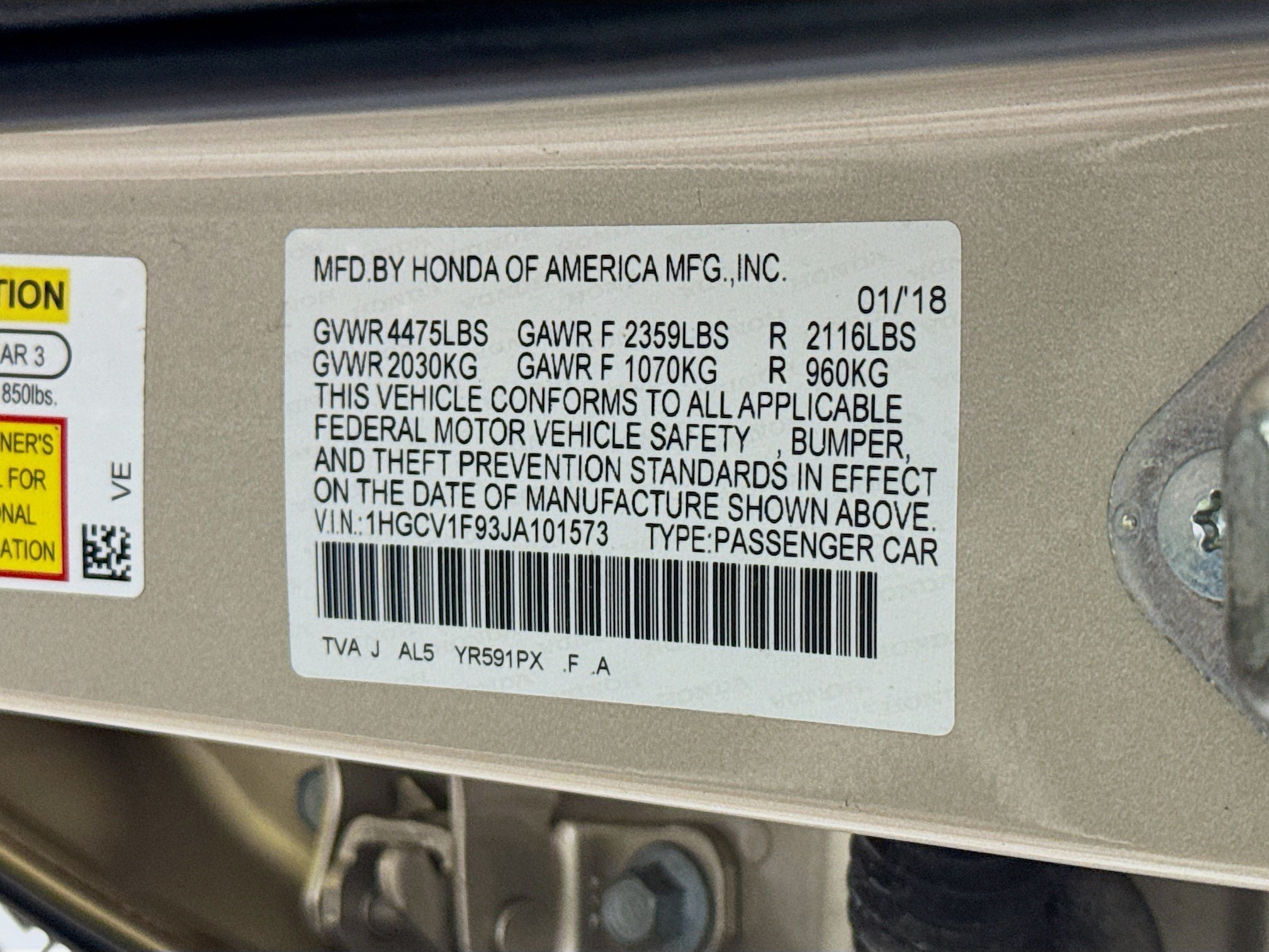 Used 2018 Honda Accord Touring image 38