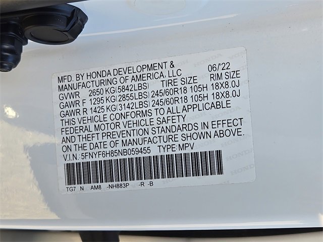 Certified 2022 Honda Pilot TrailSport image 26