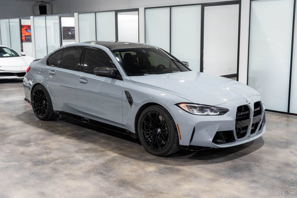 Used 2024 BMW M3 Competition w/ M Carbon Exterior Package RWD image 22