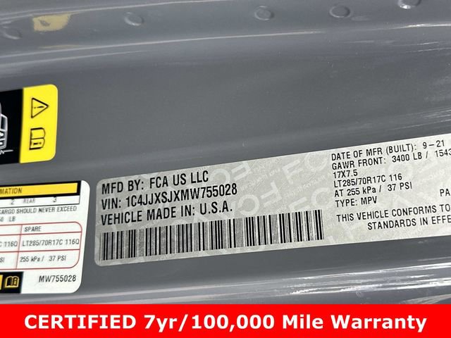 Certified 2021 Jeep Wrangler Unlimited Rubicon image 30