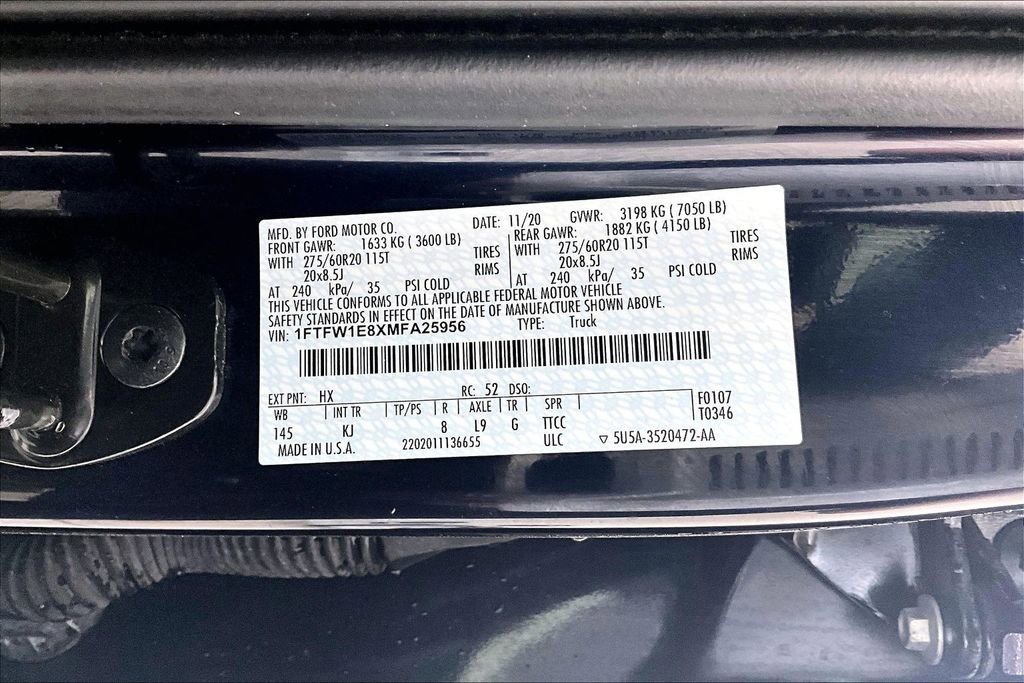 Used 2021 Ford F150 King Ranch w/ Equipment Group 601A High image 41