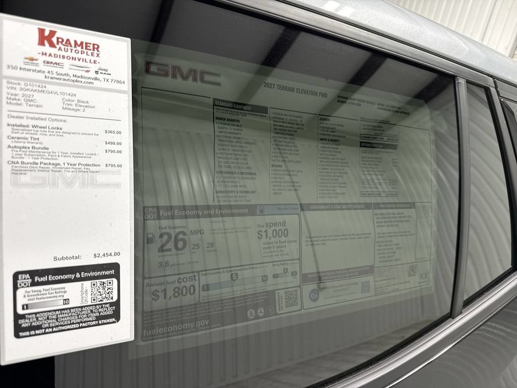 New 2027 GMC Terrain Elevation w/ LPO, Floor Liner Package FWD image 35