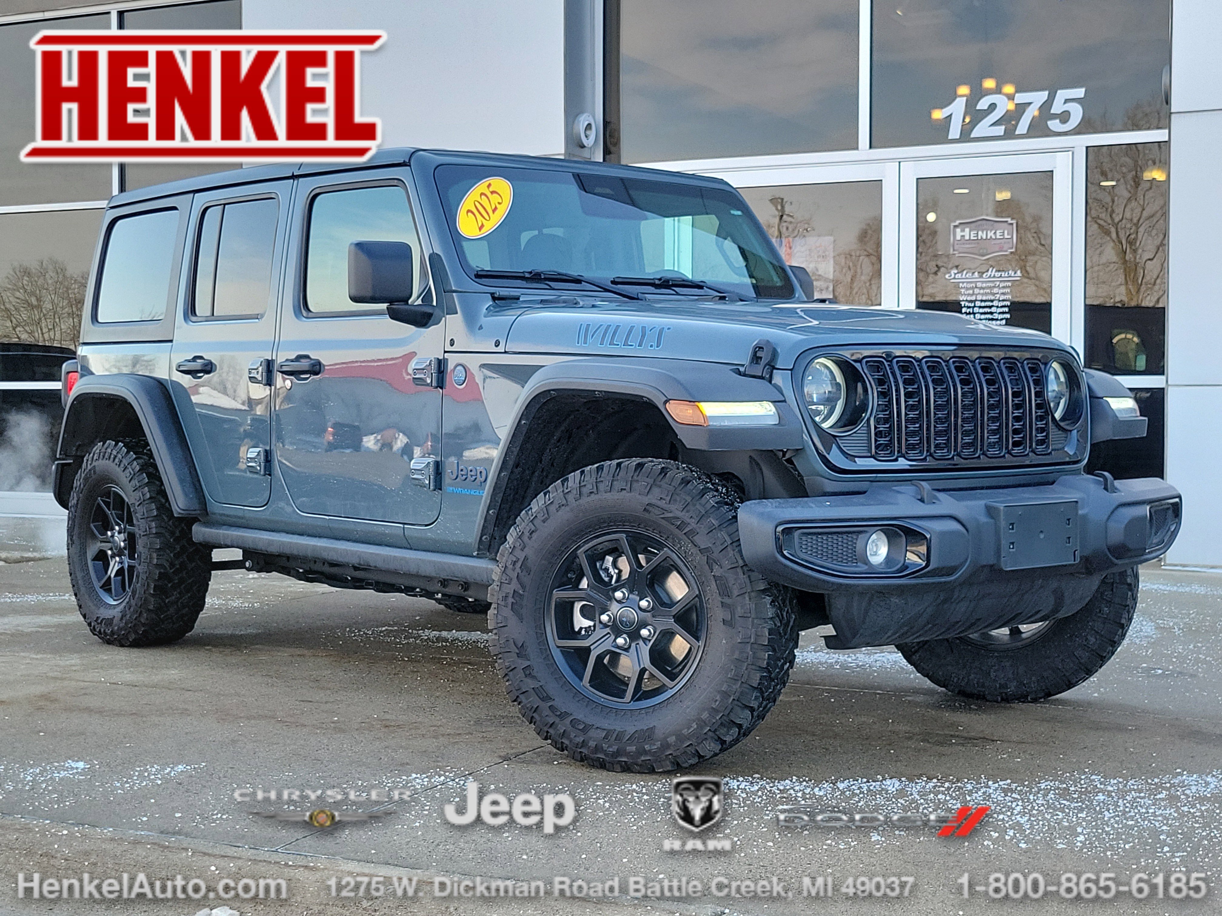 Used 2025 Jeep Wrangler Unlimited Sport S 4xe image 1