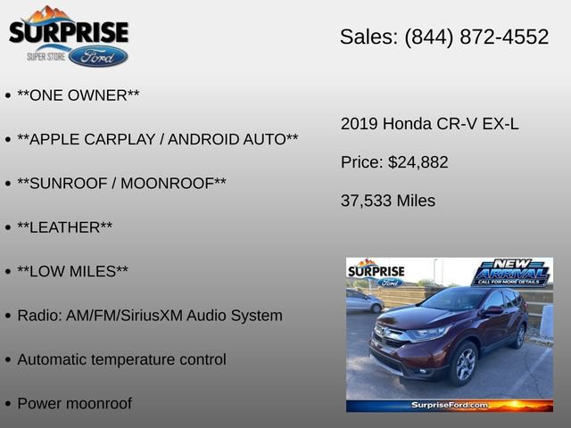 Used 2019 Honda CR-V EX-L image 6