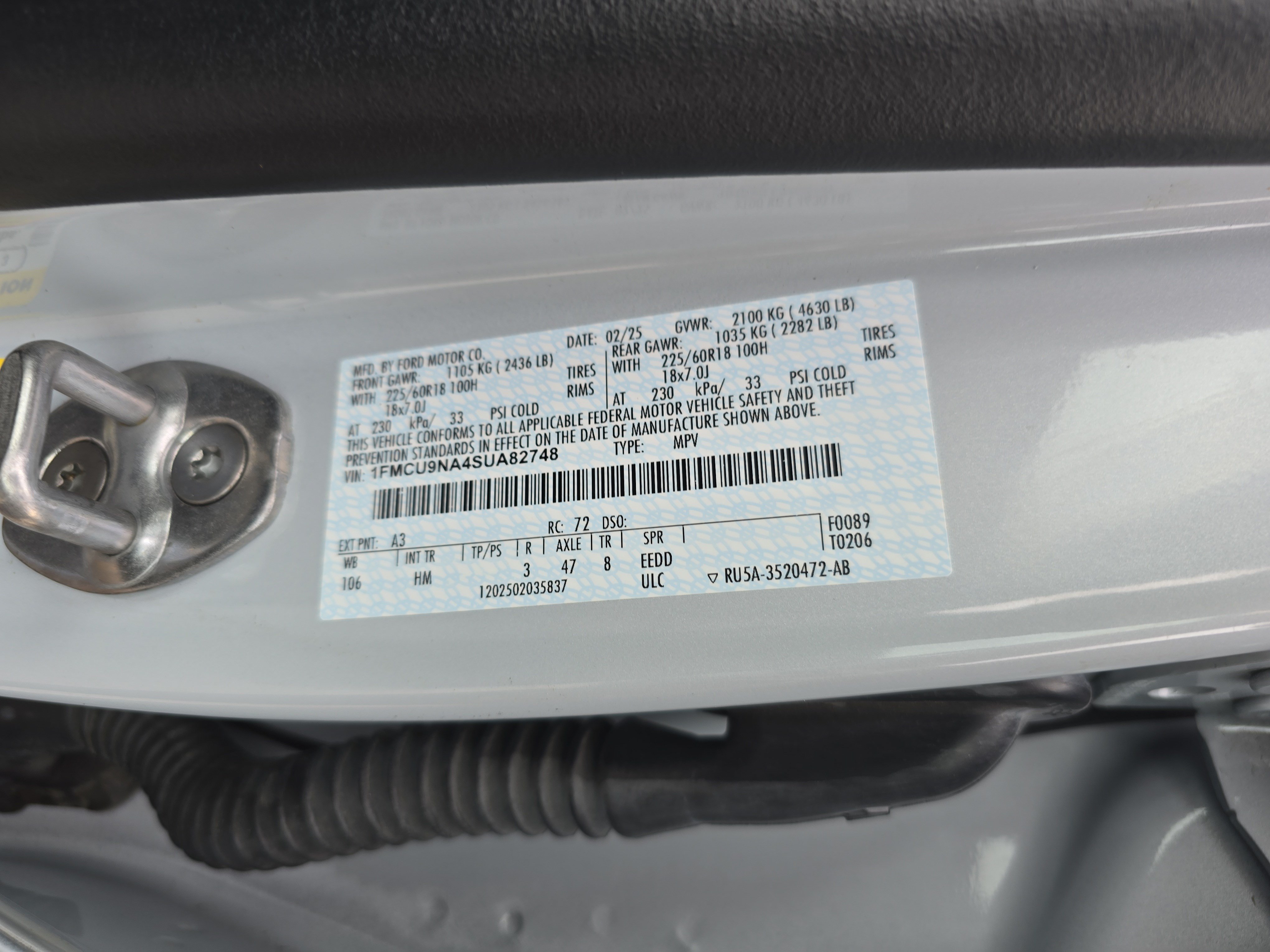 Used 2025 Ford Escape ST-Line Select AWD/4WD image 32
