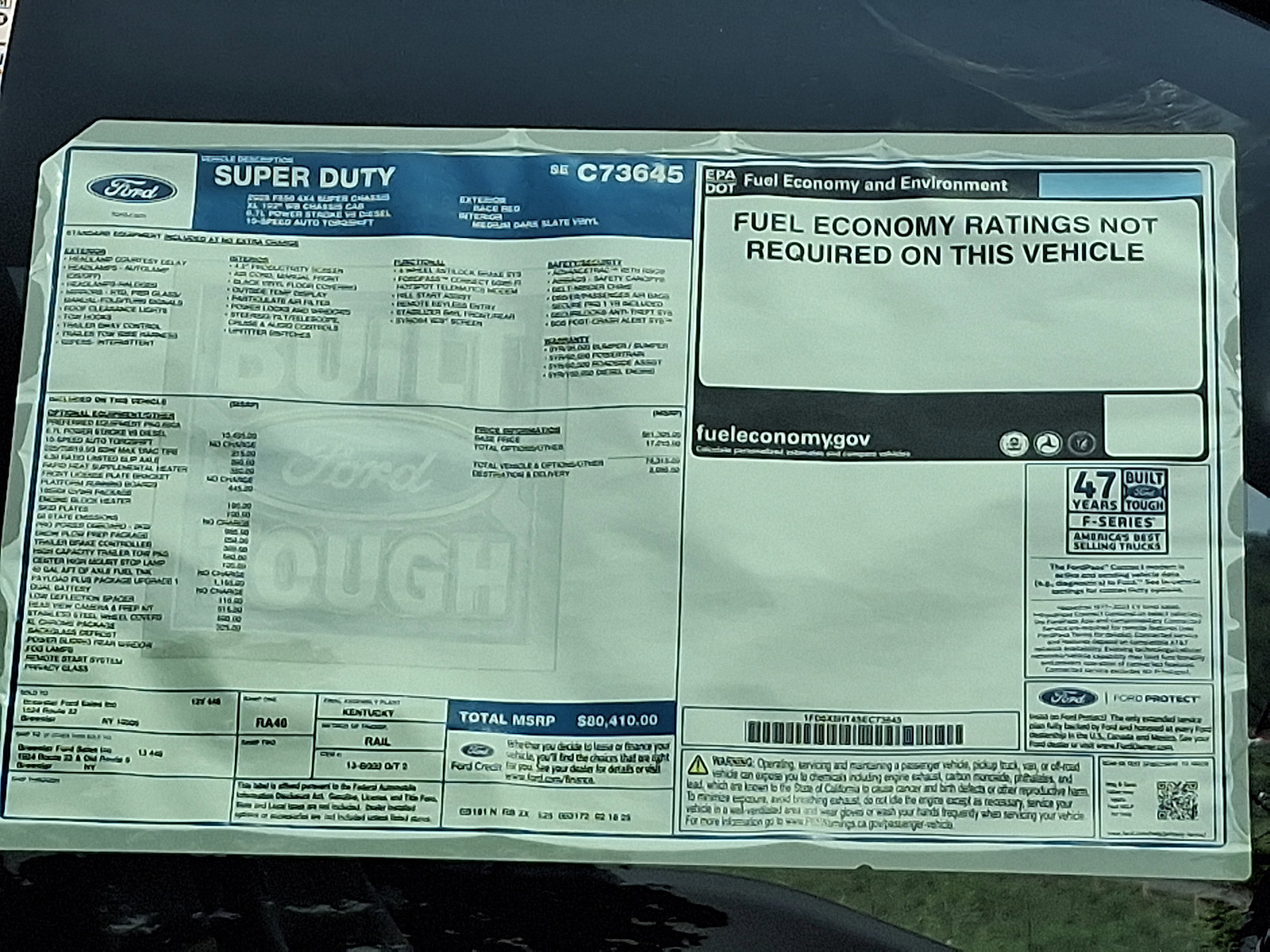 New 2025 Ford F550 4x4 SuperCab Super Duty image 10