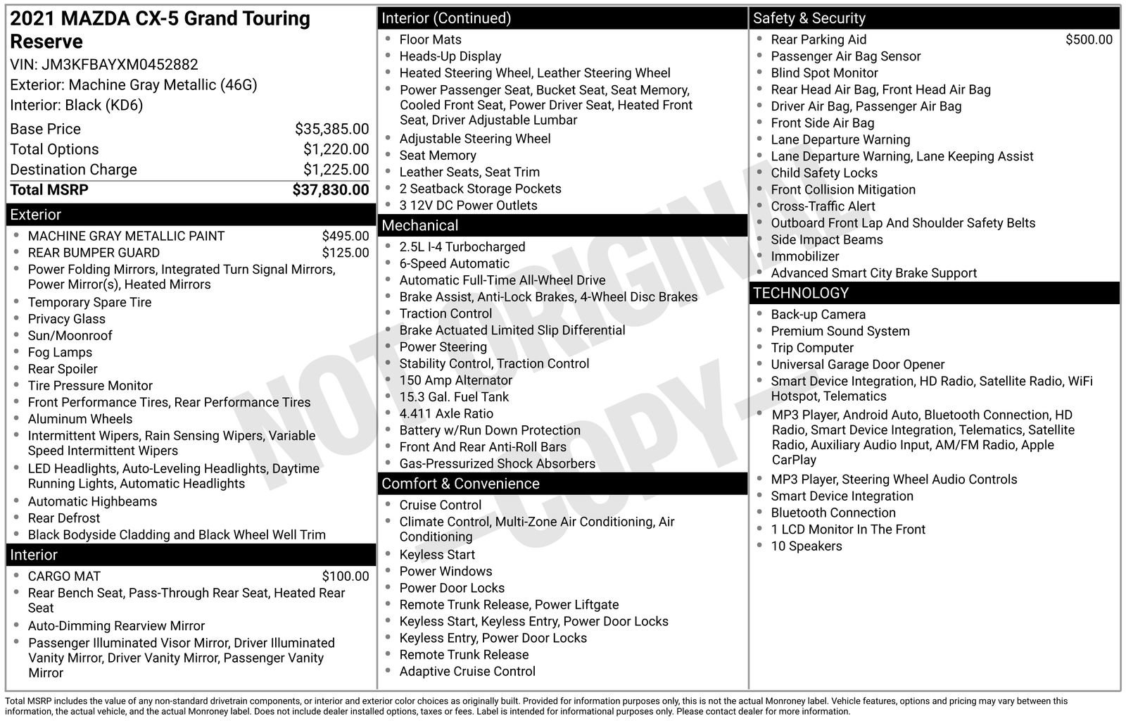Certified 2021 MAZDA CX-5 Grand Touring Reserve AWD/4WD image 34