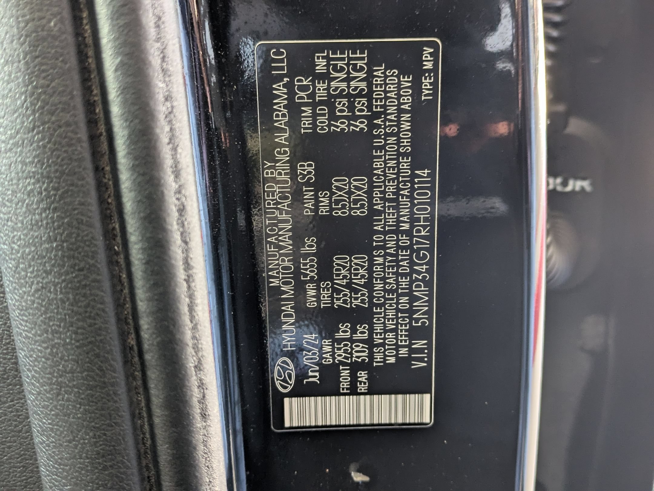 Certified 2024 Hyundai Santa Fe Limited FWD image 34
