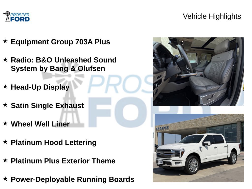 New 2026 Ford F150 Platinum w/ Equipment Group 703A Plus AWD/4WD image 8