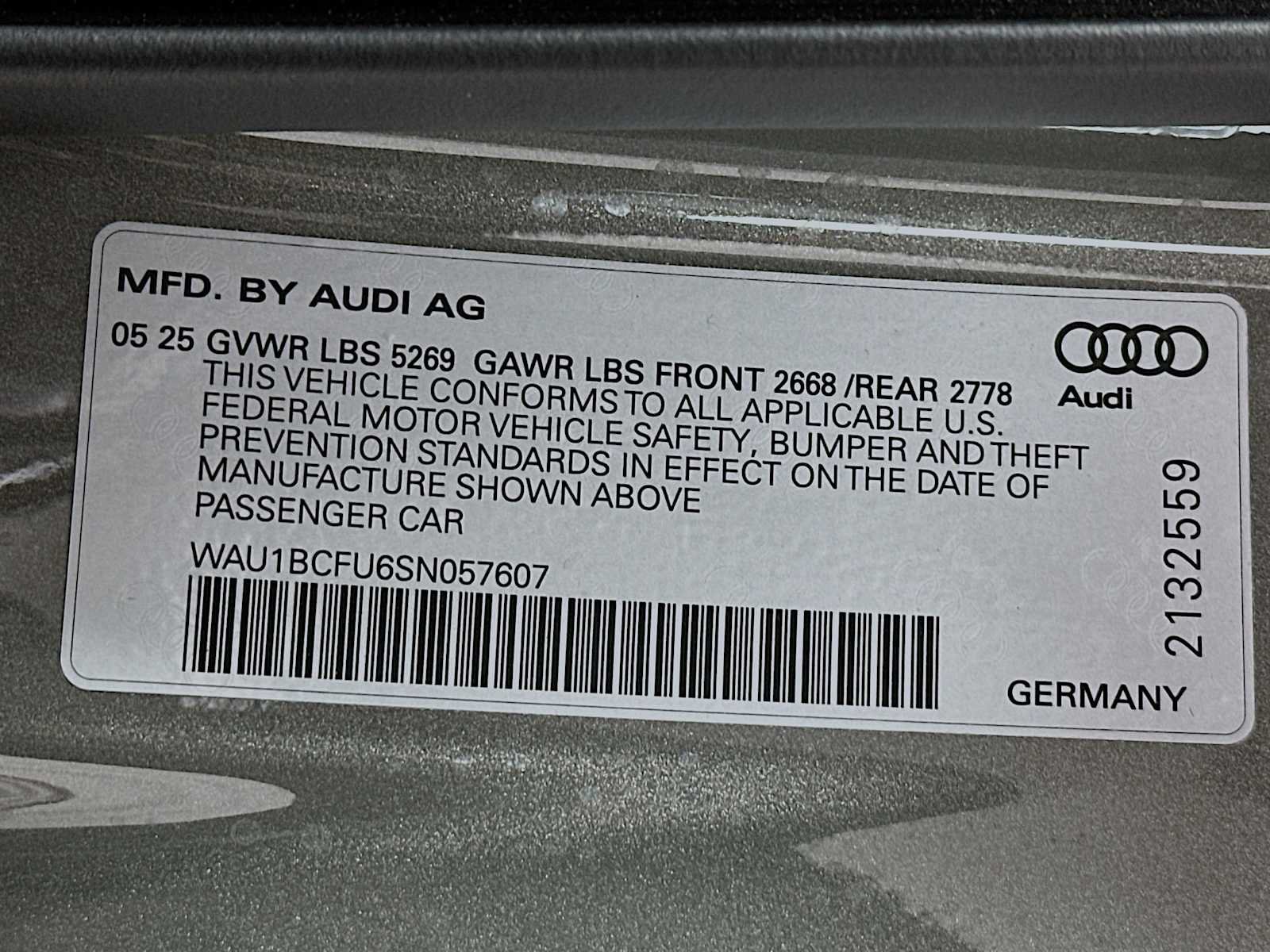 Certified 2025 Audi A5 Premium w/ Convenience Package AWD/4WD image 30