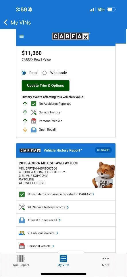 Used 2015 Acura MDX SH-AWD w/ Technology Package image 31