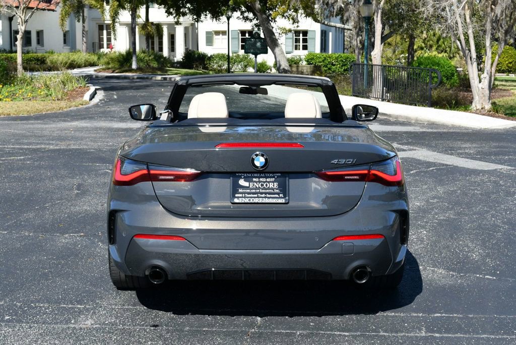 Used 2022 BMW 430i Convertible w/ M Sport Package RWD image 35