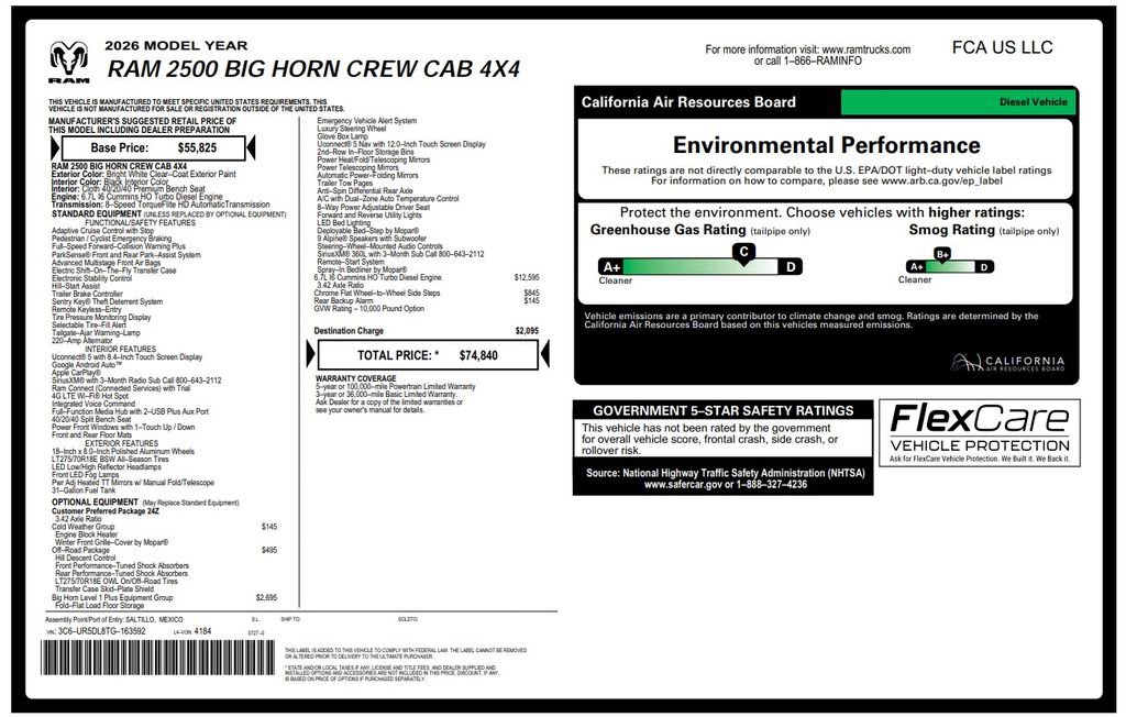 Used 2026 RAM 2500 Big Horn image 4