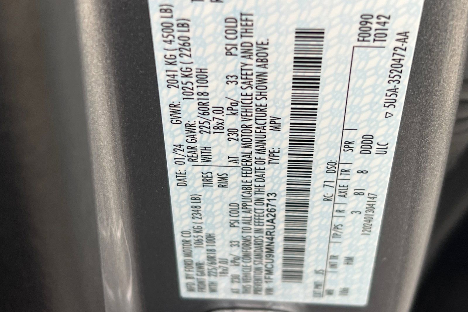 Used 2024 Ford Escape ST-Line image 25