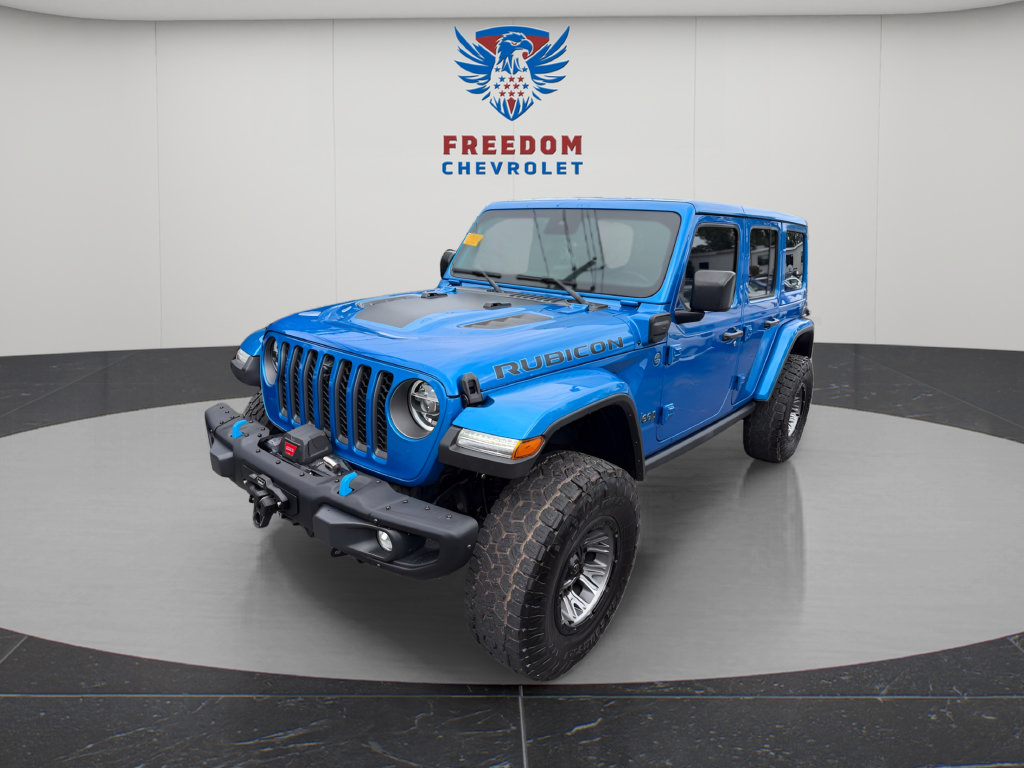 Used 2021 Jeep Wrangler Unlimited Rubicon 4xe w/ Steel Bumper Group AWD/4WD image 1